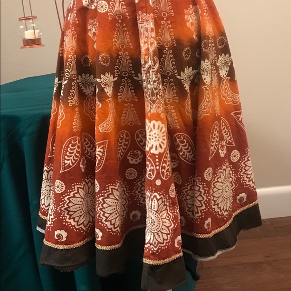 S Twelve BoHo Cotton Skirt - Picture 2 of 8